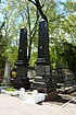 The tombstones of General-Colonel Ivan Zakharkin and Vice-Admiral Gavriil Zhukov. 2nd Christian Cementery in Odessa.