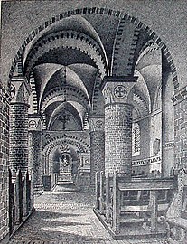Det indre af Thorsager Kirke, 1901