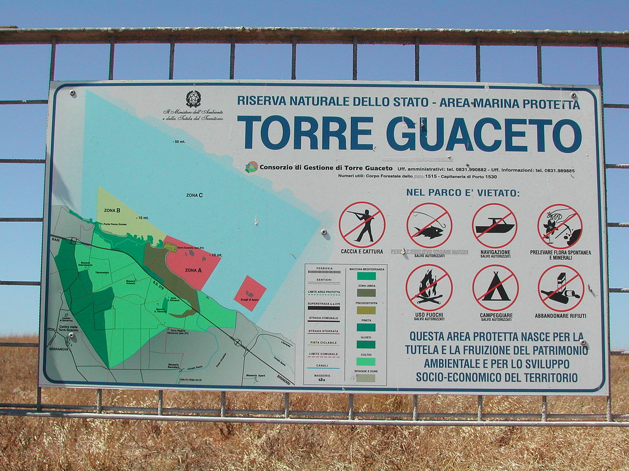File:Torre Guaceto, mappa del sito.JPG - Wikimedia Commons