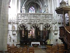 Jubé de l'église Sainte-Madeleine à Troyes