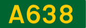 A638 road shield