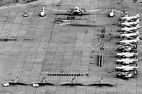 Aéroport de Kamina fin décembre 1962