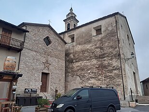 Uratoriu de San Bertumê (Cravaüna), Vista laterâle cu-a gêxa