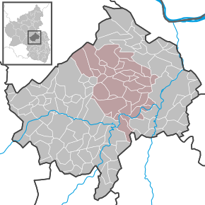Poziția localității Verbandsgemeinde Rüdesheim