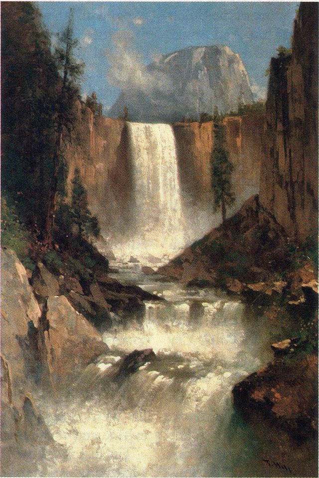 Vernal Falls, Yosemite (Thomas Hill, 1889)