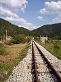 Die wiederhergestellte Schmalspurbahn zwischen Višegrad und Dobrun