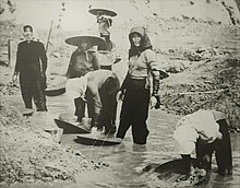 Mandailing women tin miners in Perak, Malaysia, circa 1920s Women tin miners in Perak, late 19th century.jpg