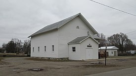 Woodbridge Township Hall in Frontier