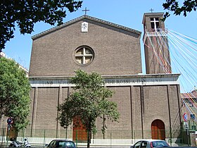 Façade de San Giovanni Battista de Rossi en 2009.