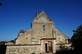 Façade ouest de l'édifice.