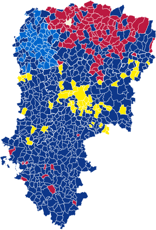 Nuance politique des candidats arrivés en tête dans chaque commune au 2e tour dans le département de l'Aisne.