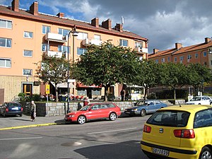 Uteservering på Fågeltorget