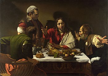 La cena di Emmaus (di Caravaggio, 1601)