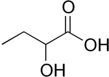 α-hydroxybutyric acid structure