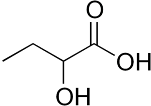 структура α-гидроксимасляной кислоты