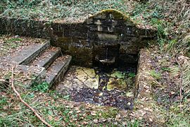 Der Hubertusbrunnen bei Moosbach