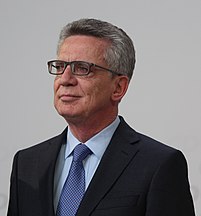 Thomas de Maizière, ministre fédéral de l'Intérieur allemand du cabinet Merkel III. (définition réelle 3 216 × 3 446)