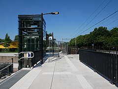 Dordrecht, Zugang zum Bahnsteiggleis 1