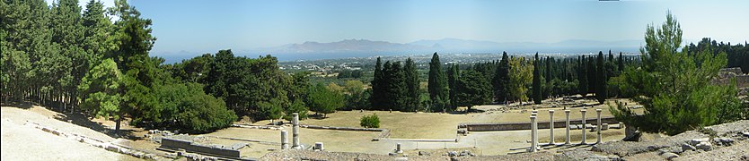 Asklepieion Քոս Kos panoramic view