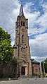 Kath. Pfarrkirche St. Evergislus incl. Steinwegekreuz 1635 und Friedhof Plittersdorf