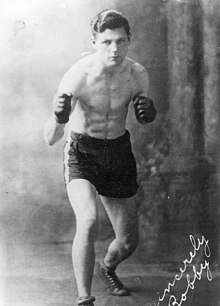 Bobby Beaton, boxing pose, age 19