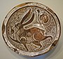 Bowl with hare, Egypt, Fatimid period, 11th century AD, earthenware with overglaze luster painting - Cincinnati Art Museum - DSC04163.JPG