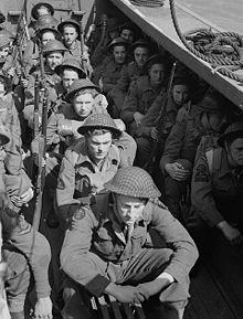 Royal Navy Beach Commandos aboard a Landing Craft Assault of the 529th Flotilla, Royal Navy British LCA commandos.jpg