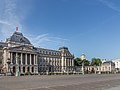 Brussels, Royal Palace in the street