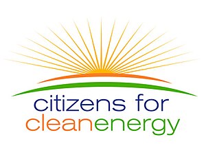 English: Citizens for Clean Energy Logo
