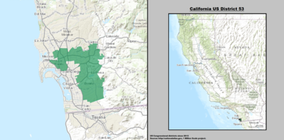 Калифорния, округ Конгресса США 53 (с 2013 г.) .tif