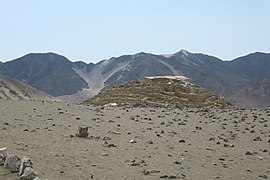 Caral - Supe district, Barranca province, Peru; Norte Chico ruins, founded c.2600 BCE.