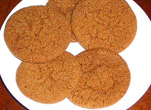English: Chewy Ginger Cookies See Recipe Photo...