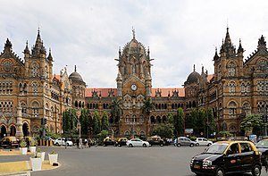 Chhatrapati shivaji terminus, esterno 01.jpg