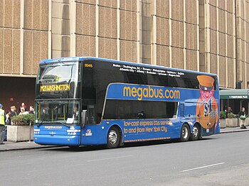 English: Coach USA Megabus.com Van Hool TD925 ...