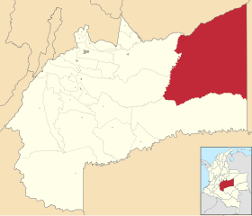 Localisation de Puerto Gaitán