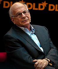 Daniel Kahneman, winner of the 2002 Nobel Prize in economics Daniel Kahneman (3283955327) (cropped).jpg