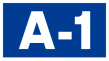 A-1高速公路标志