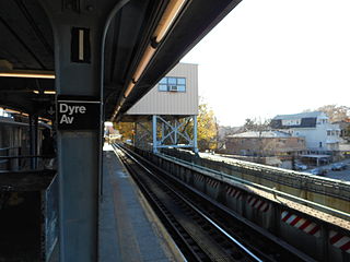Eastchester - Dyre Avenue; Former NYW&B Right-Of-Way-SW View.JPG