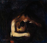 Love and Pain; by Edvard Munch; 1894; oil on canvas; 100 × 110 cm; Munch Museum