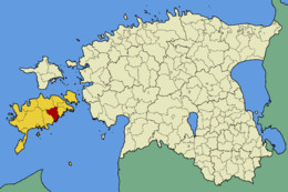 Valjala – Mappa
