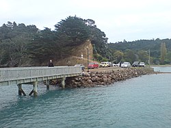 Orapiu Bay wharf