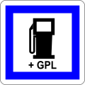 CE15c: Tankstelle mit Autogas (GPL – Gaz de pétrole liquéfié)