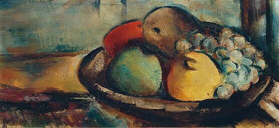 Stilleben med frugter, Obststillleben, 1927