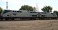 A pair of GE Genesis locomotives tacked on the end of the 261's train to provide extra motive power (plus electricity, I guess)