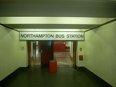 A subway entrance to the bus station