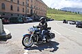 Harley-Davidson auf dem Simplonpass