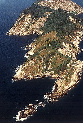 Keymada Qrandi adasının yuxarıdan görünüşü