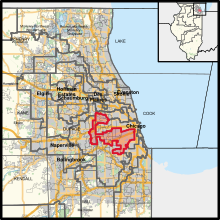 Description de l'image Illinois's 4th congressional district (since 2023).svg.