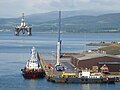 Hafen von Invergordon