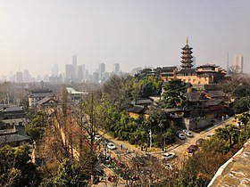 Jiming Temple, seen from the ancient city wall